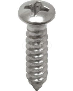 PHIL OVAL HD SCREW #8 X 3/4 #6 HD CHROME