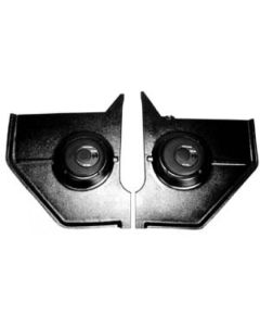 1967-1968 Mustang Hardtop or Fastback Ken Harrison Kick Panels with 6.5" Speakers