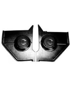 1967-1968 Mustang Convertible Ken Harrison Kick Panels with 6.5" Speakers