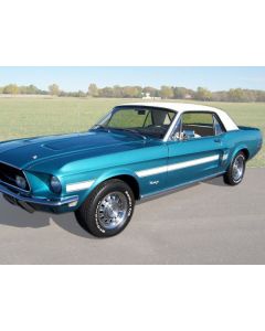 1967-1968 Mustang Hardtop Quarter Window Glass, Left