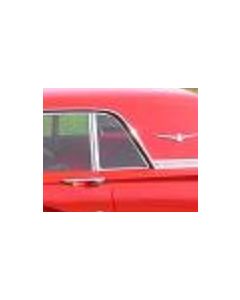 1958-1960 Ford Thunderbird Quarter glass, - Light grey, light smoke
