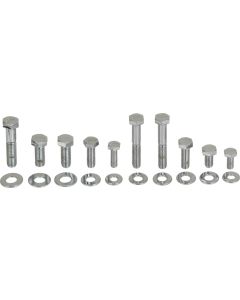 Engine Hardware Kit (Small Block, Standard Exhaust, Chrome)