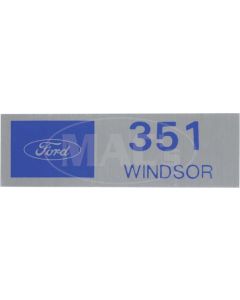 Ford 351 W Valve Cover Decal