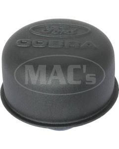 Black Crinkle Cobra Logo Push-in Air Breather Cap