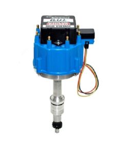 Distributor, W/ Davis Unified Ignition, HEI-Type, Racing Version, W/ Vacuum Advance, 351W, Ford, 1962-2001