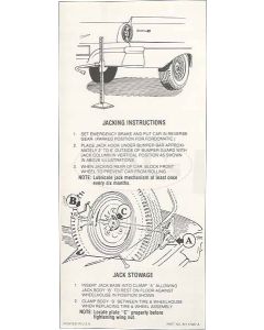 Jack Instruction Decal