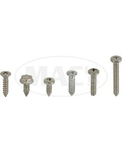 Exterior Screw Kit (25 Pieces), Fairlane, 1966