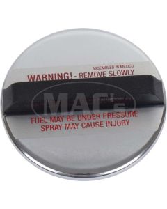 Fuel Cap, Chrome, Non-Locking, Ranchero, 1972-1979