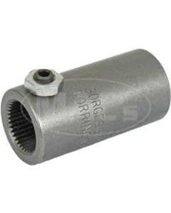 Coupler, Steering Gearbox, Steel, Smooth Bore, Borgeson, Ford, 1957-1970