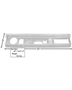 1968-1972 Bronco Dash Panel Assembly - With Standard Radio Hole