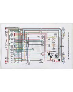 Diagram, Wire Laminated, Color, 1966