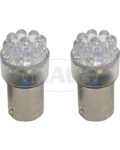 Bulbs,15 LED White 1157