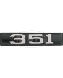 Hood Emblem Insert, "351", Fairlane, Ranchero, Torino, 1969