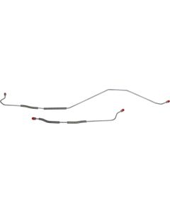 Rear Axle Brake Lines, OE Steel, 9 Inch, 28 Spline, Fairlane, 1966-1967