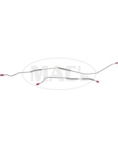 Rear Axle Brake Lines, 9 Inch Rear, Stainless Steel, Fairlane/Torino, 1968-1969