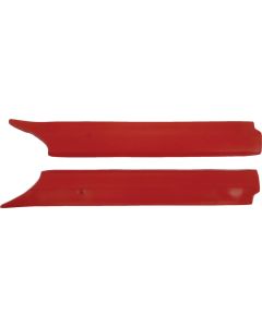 Pillar Post Moldings, Red, Fairlane & Ranchero, 1967