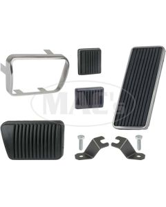Pedal Pad Kit, Manual Transmission, Drum Brakes, Fairlane, Ranchero, 1966-1967