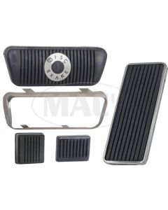 Pedal Pad Kit, Automatic Transmission, Disc Brakes, Fairlane, Ranchero, 1967