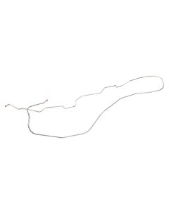 Fuel Tank To Pump Line, OE Steel, 3/8", Hi-Performance, Galaxie, 1963-1964