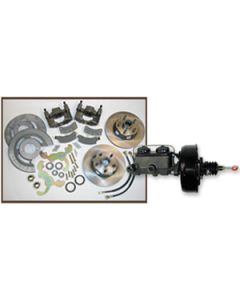 Disc Brake Conversion Kit, With Power Booster & Master Cylinder, Galaxie, Full-Size Mercury, 1965-1969