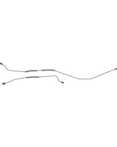 Rear Axle Brake Lines, Stainless Steel, 9 Inch Axle, Fairlane GT, 1966