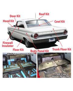 Acoustishield Kit, Convertible, Falcon, 1963