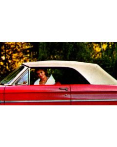 Convertible Top-with Plastic, Falcon, 1963-1965