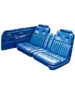 Ranchero, Front Seat Covers Only, Split Bench, 1977-1979