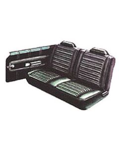 Torino, Front Bench & Rear Seat Cover Set, Fastback, 1971