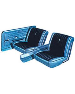 Fairlane, Torino GT, Front Bucket & Rear Seat Set, Convertible, 1968