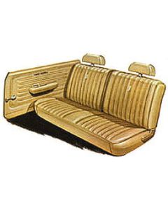 Torino GT, Front Bench & Rear Seat Cover Set, Fastback, 1969