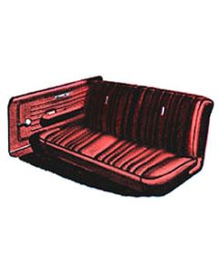 Torino GT, Front Bench & Rear Seat Cover Set, Fastback, Formal Roof, 1968