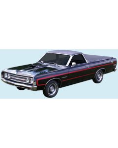 Body Side C Stripe Kit, Reflective, Ranchero, 1969