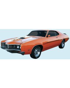 Mercury Cyclone Spoiler Stripe Kit, Montego, 1970