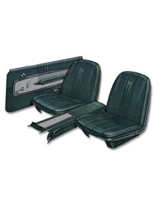 Front Buckets & Rear Seat Cover Set, Hardtop, Galaxie 500 XL, 1965