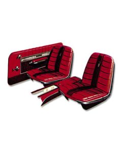 Front Bucket Seat Covers, For Seats With Headrests, Galaxie 500 XL, 1966