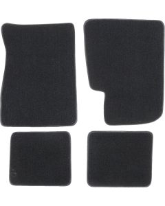 Front And Rear Floor Mat Set, Galaxie, Plain, 1960-1964