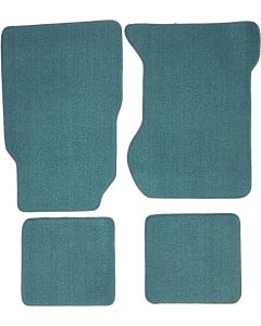 Front And Rear Floor Mat Set, Galaxie, 1969-1972