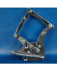 Ford Falcon Billet Aluminum Hood Hinges, Polished Finish, 1964-1965