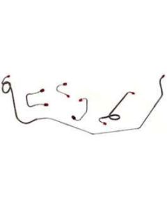 Front Brake Line Kit, Stainless Steel, Galaxie, 1959