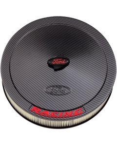 Air Cleaner,Ford Racing,Chrome-Style, Red Emblems