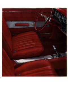 Bucket Seat Upholstery, Set, Front & Rear, Vinyl, Hardtop, Cyclone, Comet, 1966