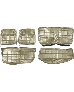 Bench Seat Upholstery, Set, Front & Rear, Vinyl, Hardtop, Caliente, Comet, 1964