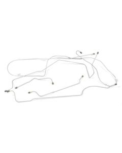 Brake Line Kit,OE Steel,6 Cyl,Man. Drums,Front To Rear,60-63