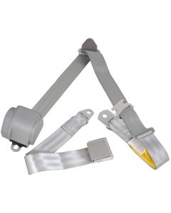1964-1973 Mustang RetroBelt 3-Point Seat Belt Set, Gray