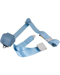 1964-1973 Mustang RetroBelt 3-Point Seat Belt Set, Powder Blue