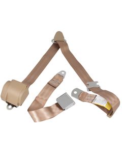 1964-1973 Mustang RetroBelt 3-Point Seat Belt Set, Tan