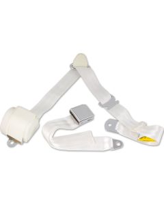 1964-1973 Mustang RetroBelt 3-Point Seat Belt Set, White