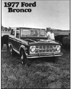 Sales Brochure, 1977 Bronco