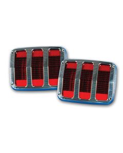1965-1966 Mustang OEM-Style Billet Taillight Bezels